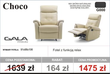  PROMOCJA-Fotele wypoczynkowe dostępne od ręki!
