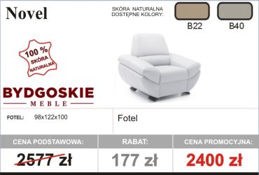  PROMOCJA-Fotele wypoczynkowe dostępne od ręki!