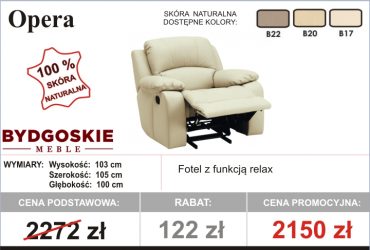  PROMOCJA-Fotele wypoczynkowe dostępne od ręki!