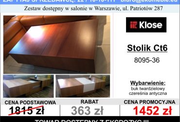   Niesamowite wyprzedaże w salonach Eko Meble - stoliki - rabaty do 50%!