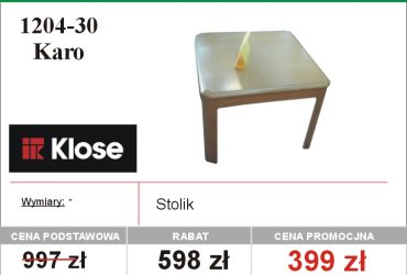   Niesamowite wyprzedaże w salonach Eko Meble - stoliki - rabaty do 50%!