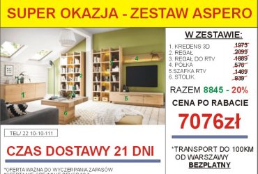 PROMOCJA-Meble skrzyniowe dostępne od ręki!