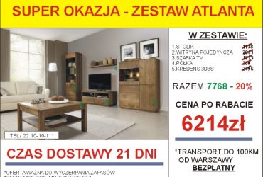 PROMOCJA-Meble skrzyniowe dostępne od ręki!