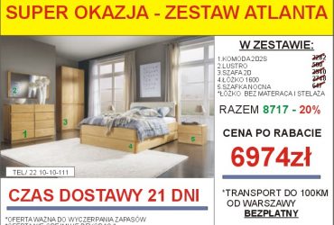 PROMOCJA-Meble skrzyniowe dostępne od ręki!