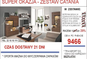 PROMOCJA-Meble skrzyniowe dostępne od ręki!