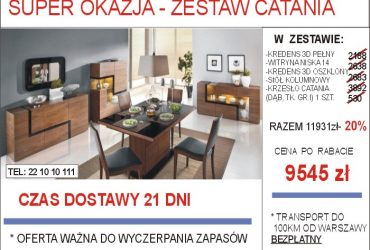 PROMOCJA-Meble skrzyniowe dostępne od ręki!