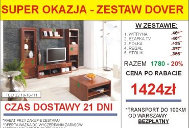 PROMOCJA-Meble skrzyniowe dostępne od ręki!
