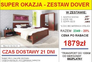 PROMOCJA-Meble skrzyniowe dostępne od ręki!