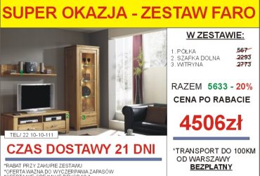 PROMOCJA-Meble skrzyniowe dostępne od ręki!