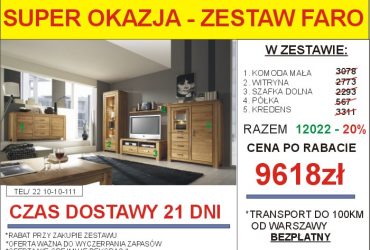 PROMOCJA-Meble skrzyniowe dostępne od ręki!