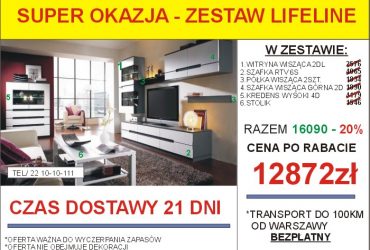 PROMOCJA-Meble skrzyniowe dostępne od ręki!