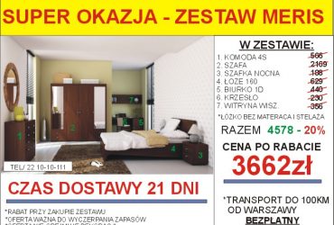PROMOCJA-Meble skrzyniowe dostępne od ręki!