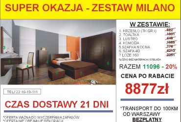 PROMOCJA-Meble skrzyniowe dostępne od ręki!