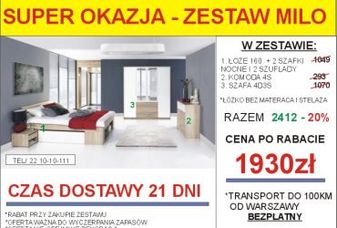 PROMOCJA-Meble skrzyniowe dostępne od ręki!