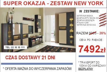 PROMOCJA-Meble skrzyniowe dostępne od ręki!