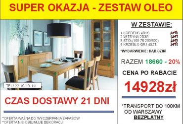 PROMOCJA-Meble skrzyniowe dostępne od ręki!