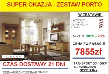 PROMOCJA-Meble skrzyniowe dostępne od ręki!