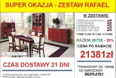 PROMOCJA-Meble skrzyniowe dostępne od ręki!