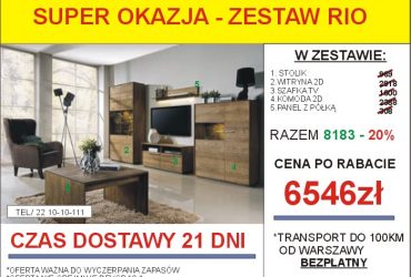 PROMOCJA-Meble skrzyniowe dostępne od ręki!