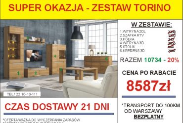 PROMOCJA-Meble skrzyniowe dostępne od ręki!