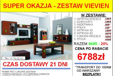 PROMOCJA-Meble skrzyniowe dostępne od ręki!