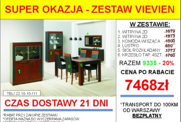 PROMOCJA-Meble skrzyniowe dostępne od ręki!