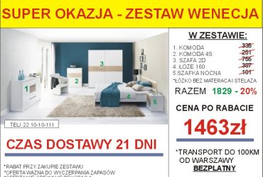 PROMOCJA-Meble skrzyniowe dostępne od ręki!