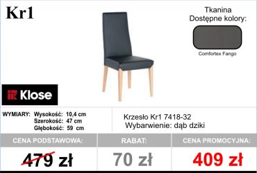  PROMOCJA - Krzesła dostępne od ręki!