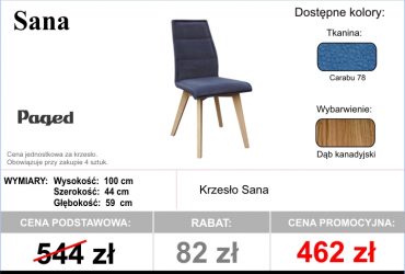  PROMOCJA - Krzesła dostępne od ręki!