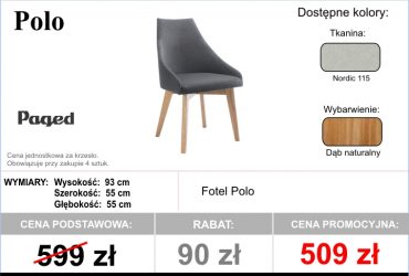  PROMOCJA - Krzesła dostępne od ręki!