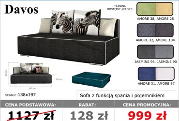  PROMOCJA - Komplety wypoczynkowe dostępne od ręki!