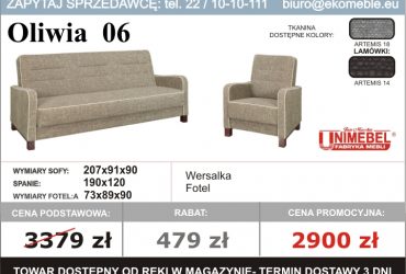  PROMOCJA - Komplety wypoczynkowe dostępne od ręki!