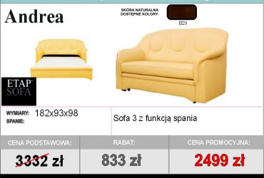  PROMOCJA - Komplety wypoczynkowe dostępne od ręki!
