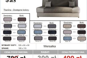  PROMOCJA - Komplety wypoczynkowe dostępne od ręki!