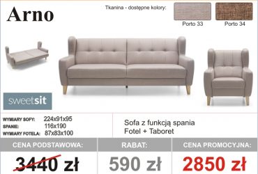  PROMOCJA - Komplety wypoczynkowe dostępne od ręki!