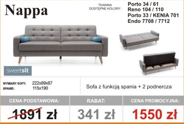  PROMOCJA - Komplety wypoczynkowe dostępne od ręki!