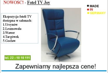 Nowość! Fotele TV