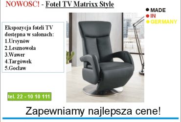 Nowość! Fotele TV