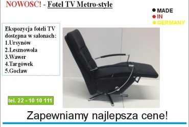 Nowość! Fotele TV