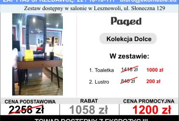Niesamowite wyprzedaże w salonach Eko Meble