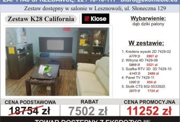 Niesamowite wyprzedaże w salonach Eko Meble