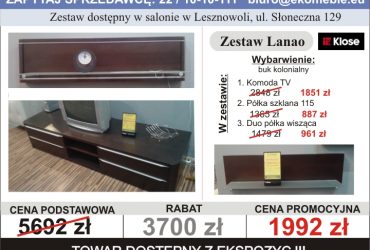 Niesamowite wyprzedaże w salonach Eko Meble