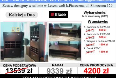 Niesamowite wyprzedaże w salonach Eko Meble