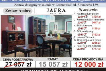 Niesamowite wyprzedaże w salonach Eko Meble