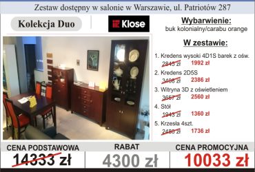 Niesamowite wyprzedaże w salonach Eko Meble