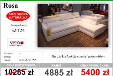 Narożniki - rabaty do 50%!