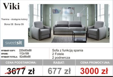 Promocja - komplety wypoczynkowe