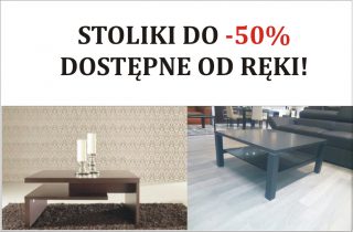   Niesamowite wyprzedaże w salonach Eko Meble - stoliki - rabaty do 50%!