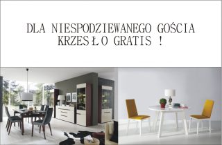 DLA NIESPODZIEWANEGO GOŚCIA KRZESŁO GRATIS !